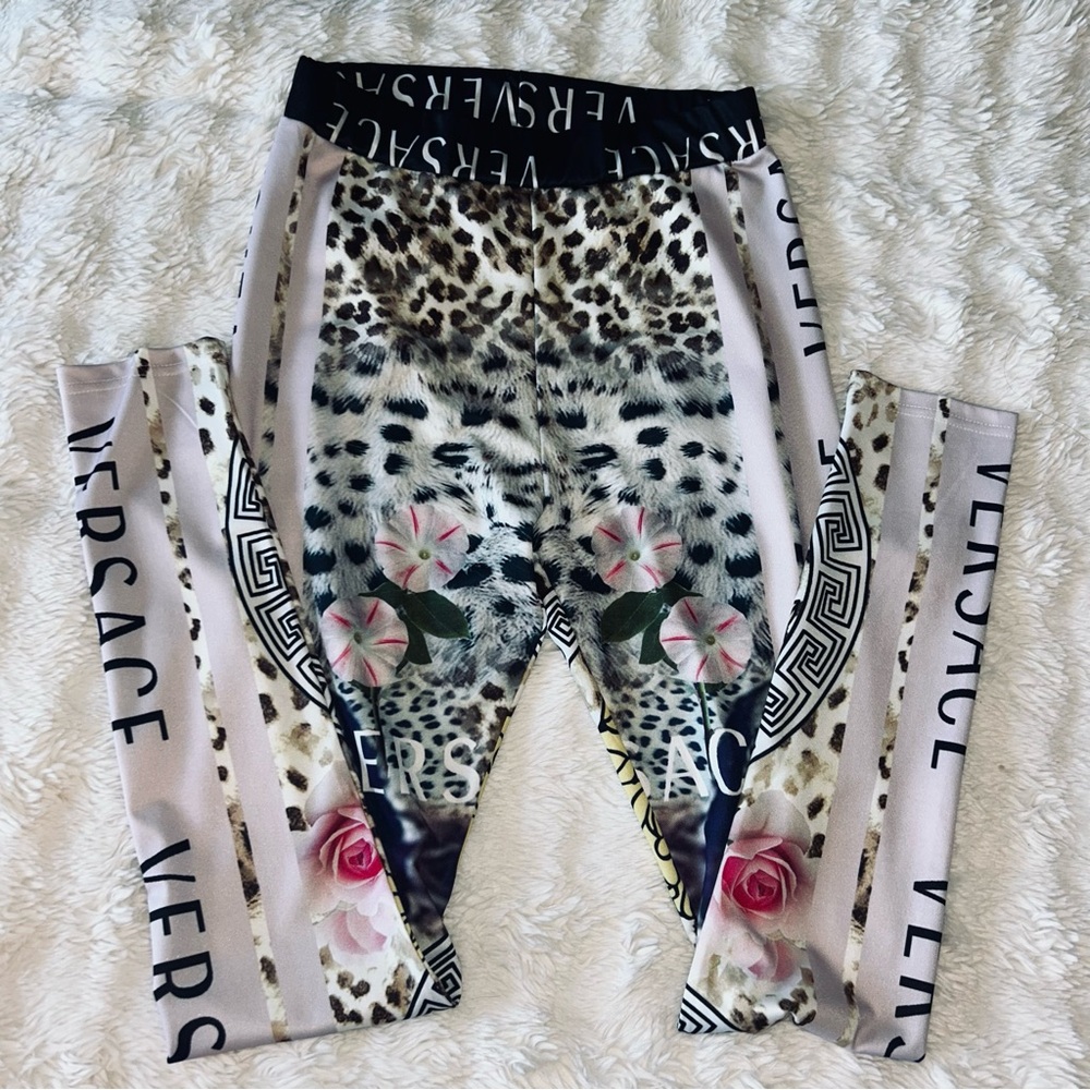Women's Floral Leopard Bomber fashion suits Pink and Black - Picture 3 of 3